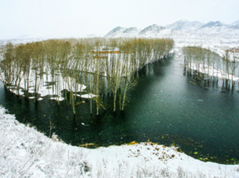 环秀湖冬季景观